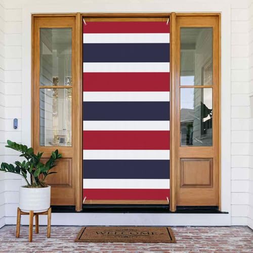 Türabdeckung mit Thailand-Flagge, wiederverwendbar, Urlaubsdekoration für Halloween, Weihnachten, Partys von FKGKDF