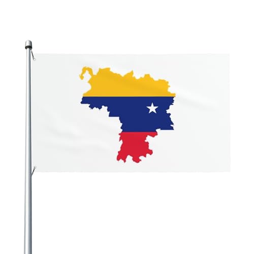 Venezuela-Flagge, Druck, Outdoor-Flagge, für Terrasse, Rasen, Party-Dekoration, zeigen Sie stolz Ihren Stil von FKGKDF