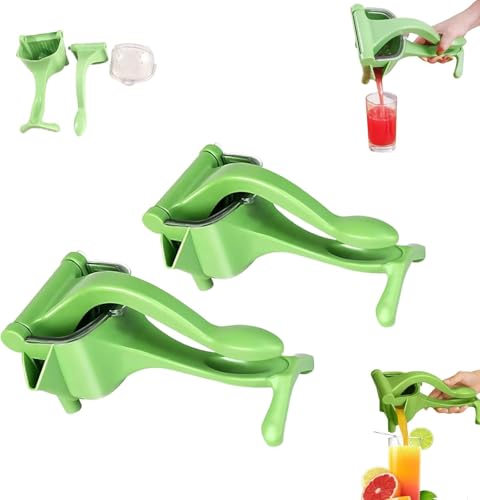 Robuste manuelle Zitruspresse mit ergonomischem Griff, tragbarer manueller Entsafter für Zuhause, Küche und Outdoor von FKGQWZETK