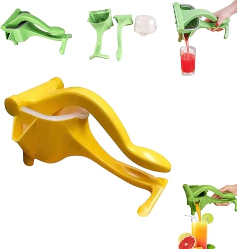 Robuste manuelle Zitruspresse mit ergonomischem Griff, tragbarer manueller Entsafter für Zuhause, Küche und Outdoor von FKGQWZETK