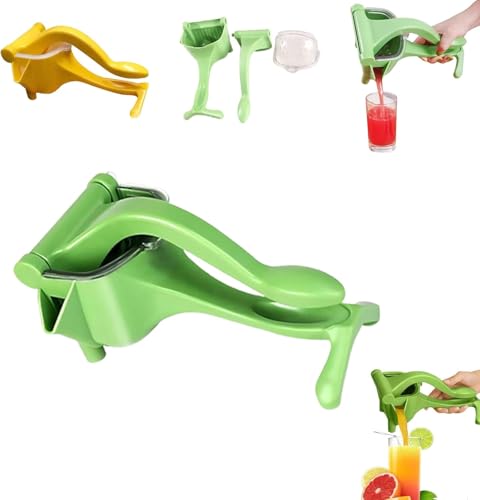 Robuste manuelle Zitruspresse mit ergonomischem Griff, tragbarer manueller Entsafter für Zuhause, Küche und Outdoor von FKGQWZETK