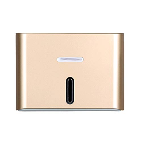 FKJLUN Papierhandtuchspender Handtuchspender Wand-Bad Hotel Nagel freie Handtuchablage, Hand Bad-Accessoires Tissue Box Toilettenpapierhalter Wasserdicht Handtuchspender Papierspender (Color : Gold) von FKJLUN