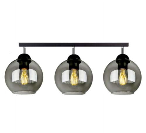 FKL DESIGN Home Deco Deckenlampe Pendellampe Hängelampe Wandlampe Tischlampe Leuchte Pendelleuchte Kugel Schwarz Grau Weiß Lampe aus Serie N100 verschiedene Varianten (BG3) von FKL DESIGN Home Deco