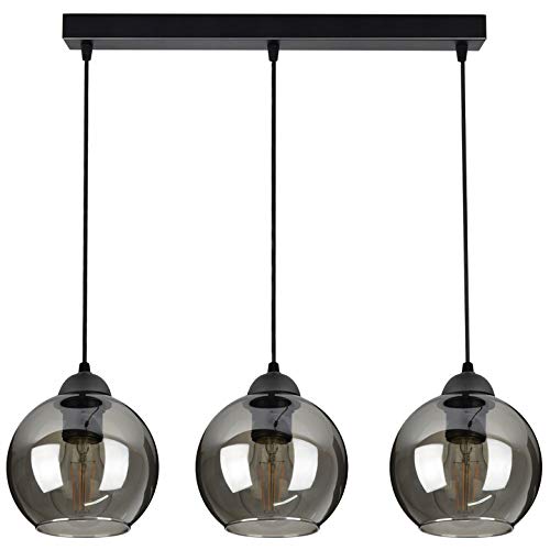 FKL DESIGN Home Deco Deckenlampe Pendellampe Hängelampe Wandlampe Tischlampe Leuchte Pendelleuchte Kugel Schwarz Grau Weiß Lampe aus Serie 830 verschiedene Varianten (BZ3) von FKL DESIGN Home Deco