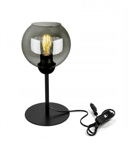 FKL DESIGN Home Deco Deckenlampe Pendellampe Hängelampe Wandlampe Tischlampe Leuchte Pendelleuchte Kugel Schwarz Grau Weiß Lampe aus Serie N100 verschiedene Varianten (N100-L1) von FKL DESIGN Home Deco