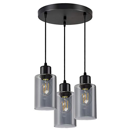 FKL DESIGN Home Deco Deckenlampe Pendellampe Hängelampe Wandlampe Tischlampe Leuchte Pendelleuchte Schwarz Deckenleuchte verschiedene Varianten Lampe aus Serie 850 (Hängelampe 860-EZ3) von FKL DESIGN Home Deco