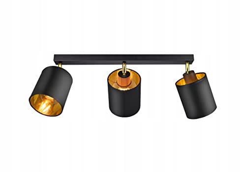 FKL DESIGN Home Deco Hängelampe Pendellampe Deckenlampe Weiß Schwarz Beleuchtung Hängeleuchte Pendelleuchte aus Serie 926 (Schwarz, 926-Z3) von FKL DESIGN Home Deco