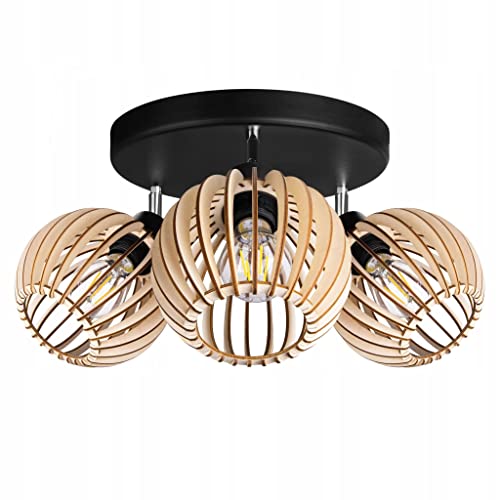 FKL DESIGN Home Deco – Pendelleuchte Esstisch – Hängeleuchten & Pendelleuchten – Deckenlampe Hängend – Lampenschirm Hängelampe- Esszimmerlampe - Wohnzimmer - Küchenlampe - Leuchte Beleuchtung von FKL DESIGN Home Deco