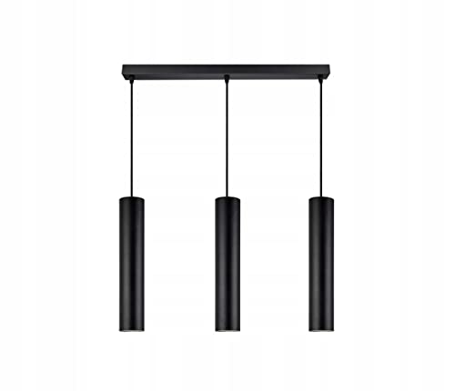 FKL DESIGN Home Deco – Pendelleuchte Esstisch – Hängeleuchten & Pendelleuchten – Deckenlampe Hängend - Wohnzimmer - Küchenlampe - Beleuchtung Weiß Gelb - (Schwarz), Serie 955 von FKL DESIGN Home Deco