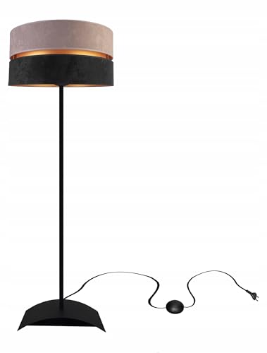 Stehlampe Wohnzimmer Gold Stehleuchte Standleuchte Design Modern E27 Fassung Leselampe Max. 60W Wohnzimmerlampe Bettlampe TAD40-P von FKL DESIGN Home Deco