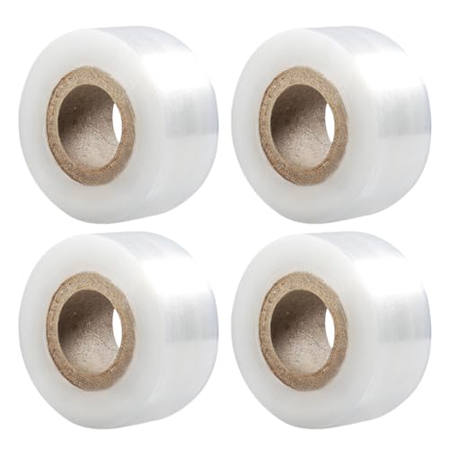 FKWKUW 4 Stück 120M*3Cm Veredelungsband Pfropfband, Transparentes Selbstklebend Pflanze Band Biologisch Abbaubare Dehnbare Moisture Barrier Bänder Baumschule Floristik Pflanze Obstbäume Reparatur Bänd FKWKUW 4 Stück 120M*3Cm Veredelungsband Pfropfband, Transparentes Selbstklebend Pflanze Band Biologisch Abbaubare Dehnbare Moisture Barrier Bänder Baumschule Floristik Pflanze Obstbäume Reparatur Bänd von FKWKUW