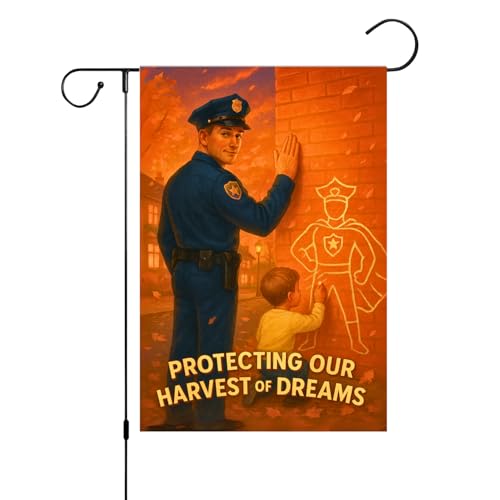 Flagmeup8386 Gartenflagge der Gemeinschaftspolizei, 30,5 x 45,7 cm, doppelseitig, Polyester, für den Außenbereich, Dekoration für den Außenbereich, für nationale Polizeiwoche Flagmeup8386 Gartenflagge der Gemeinschaftspolizei, 30,5 x 45,7 cm, doppelseitig, Polyester, für den Außenbereich, Dekoration für den Außenbereich, für nationale Polizeiwoche von FLAGMEUP8386