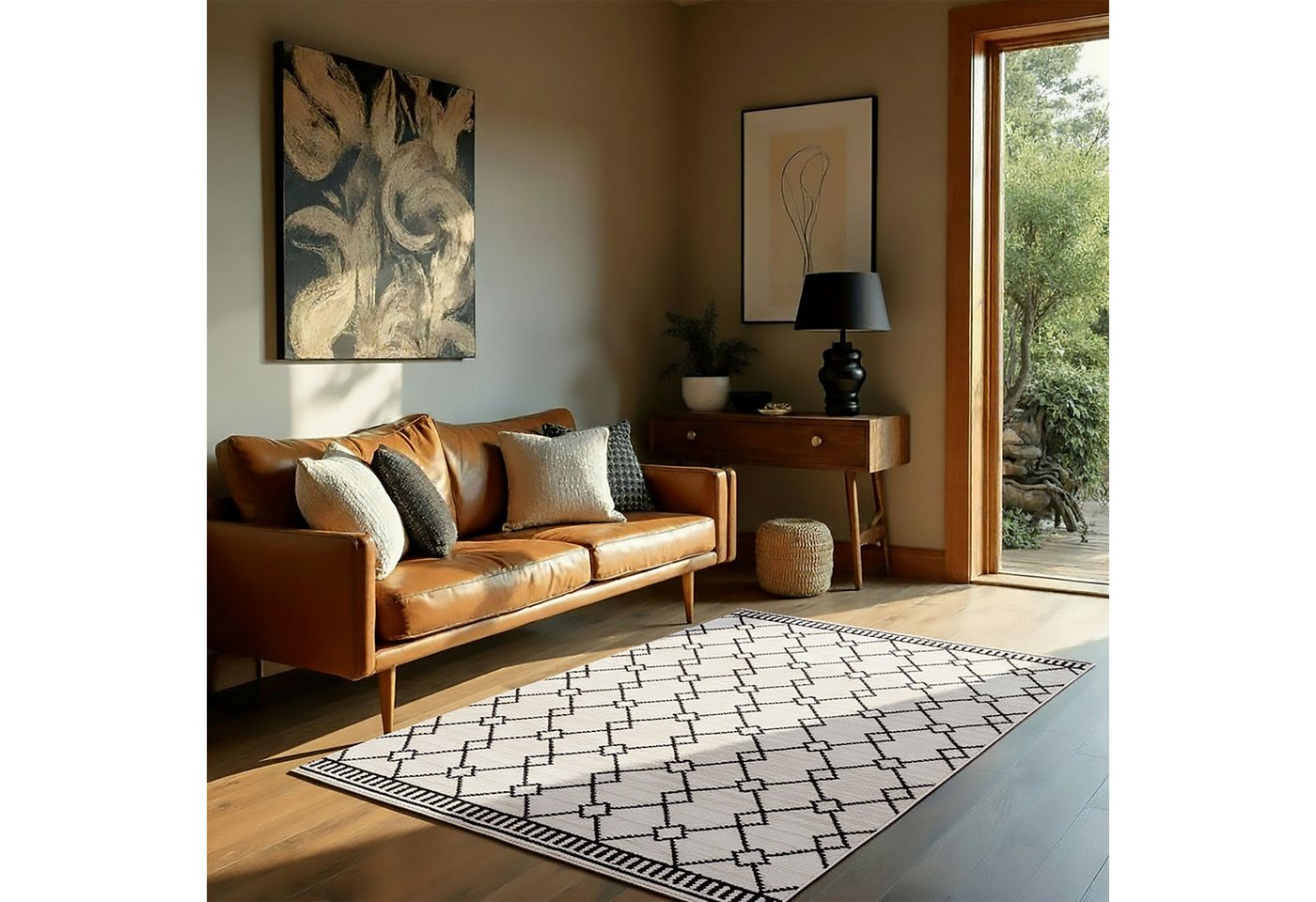 FLAIR RUGS Teppich ALLIA DIAMOND, rechteckig, Höhe: 8 mm von FLAIR RUGS
