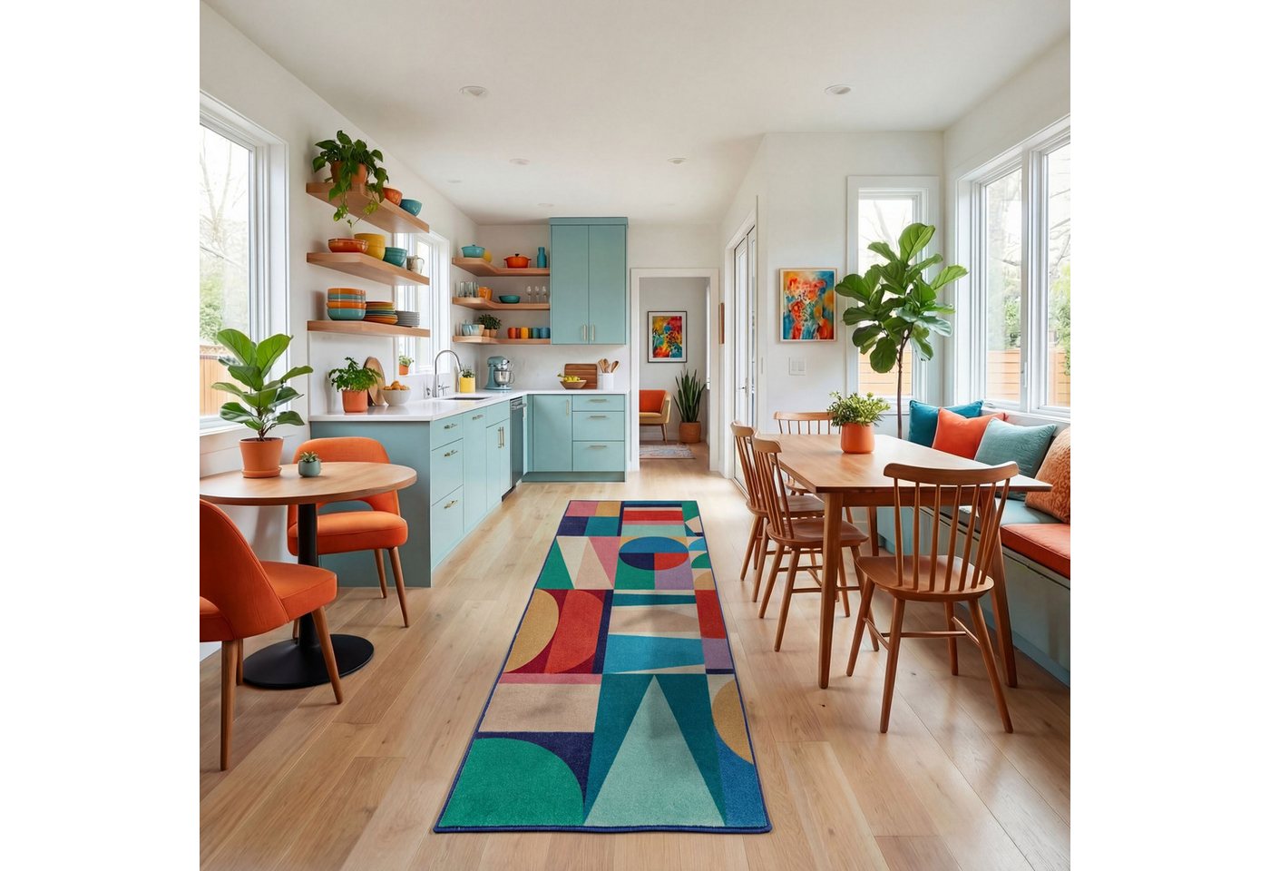 FLAIR RUGS Teppich PATCHWORK GEO, rechteckig, Höhe: 8 mm FLAIR RUGS Teppich PATCHWORK GEO, rechteckig, Höhe: 8 mm von FLAIR RUGS