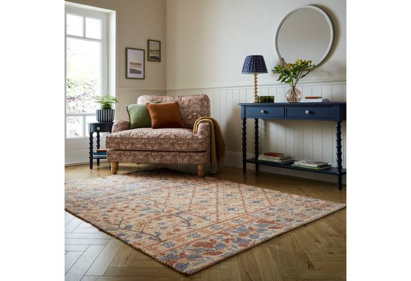 FLAIR RUGS Teppich RILEY BLOCK GEO, rechteckig, Höhe: 2 mm, Riley Block Geometrischer Läufer Teppich von FLAIR RUGS