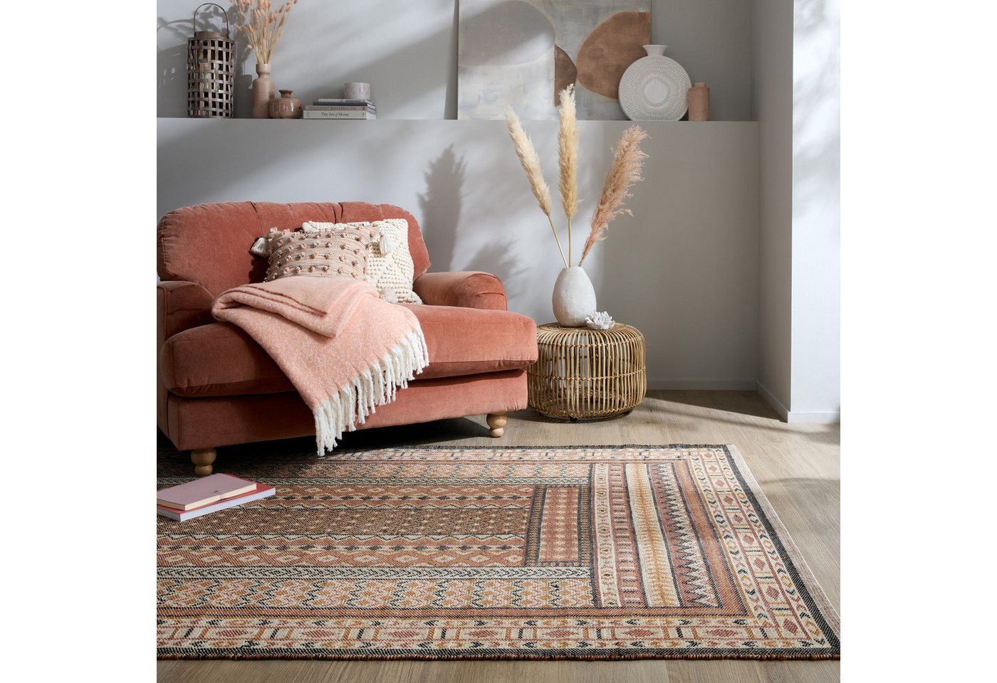 FLAIR RUGS Teppich Rami Jute, rechteckig, Höhe: 2 mm von FLAIR RUGS