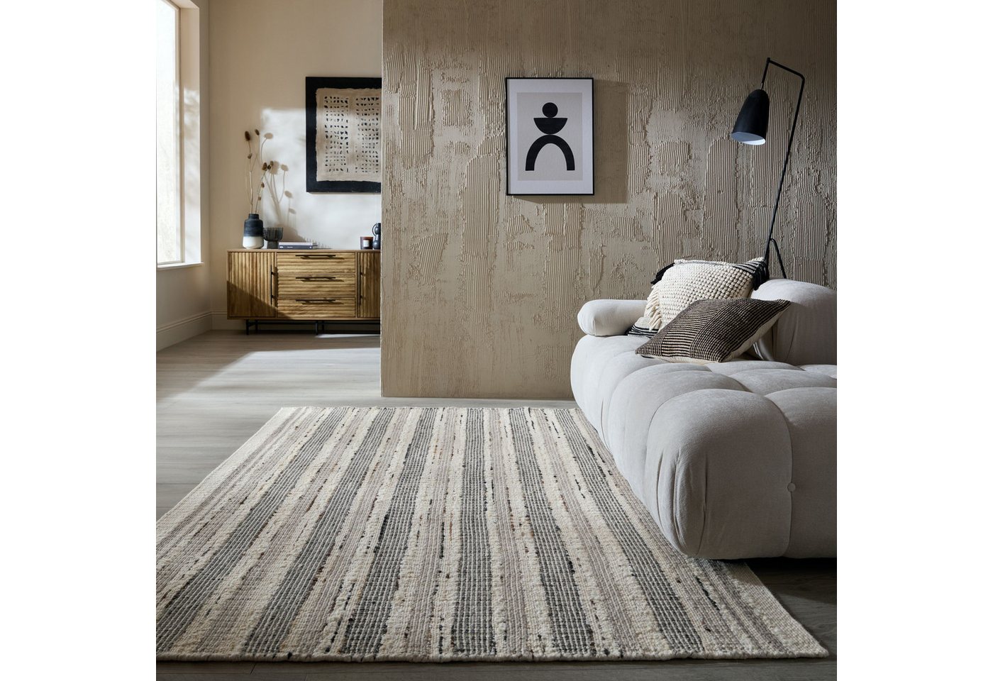 FLAIR RUGS Teppich VEYA STRIPE, rechteckig, Höhe: 0 mm FLAIR RUGS Teppich VEYA STRIPE, rechteckig, Höhe: 0 mm von FLAIR RUGS