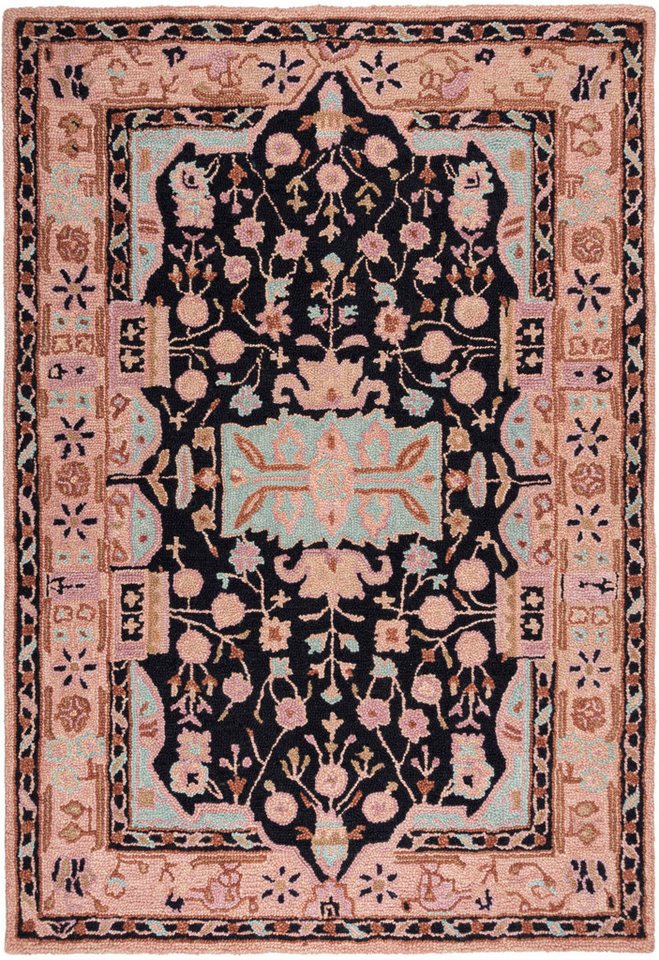 FLAIR RUGS Wollteppich Blossom 3D Effekt, rechteckig, Höhe: 5 mm, Wolle, Teppich, Wohnzimmer, Schlafzimmer, Esszimmer FLAIR RUGS Wollteppich Blossom 3D Effekt, rechteckig, Höhe: 5 mm, Wolle, Teppich, Wohnzimmer, Schlafzimmer, Esszimmer von FLAIR RUGS