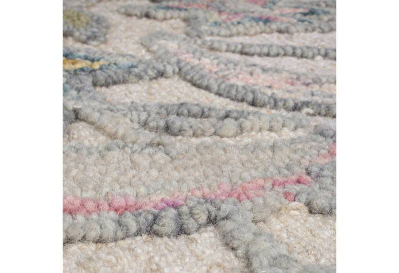 FLAIR RUGS Wollteppich Tania Floral, rechteckig, Höhe: 19 mm, mit verspieltem Blumen-Design von FLAIR RUGS