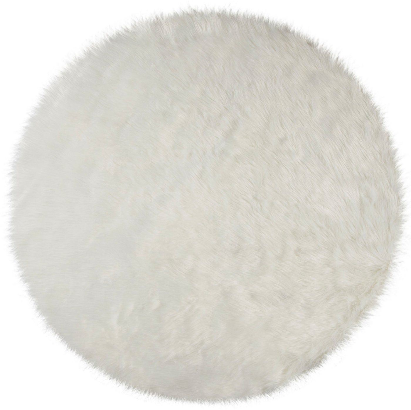 Hochflor-Teppich Sheepskin, FLAIR RUGS, rund, Höhe: 60 mm, Kunstfell, Wohnzimmer von FLAIR RUGS