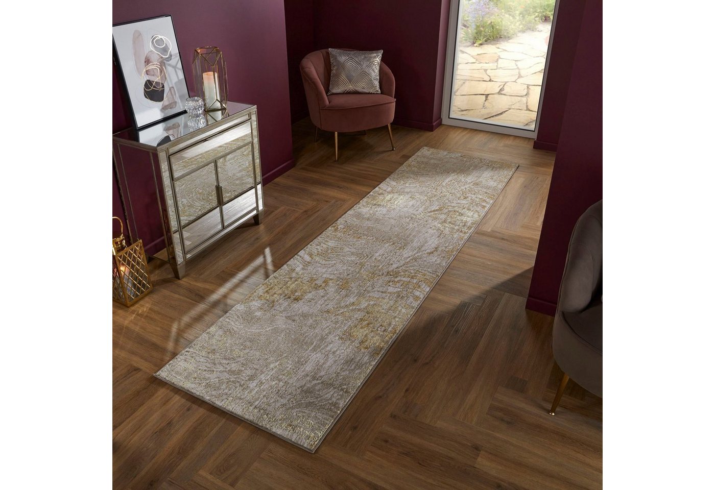 Läufer Arissa Abstraktes, FLAIR RUGS, rechteckig, Höhe: 7 mm von FLAIR RUGS