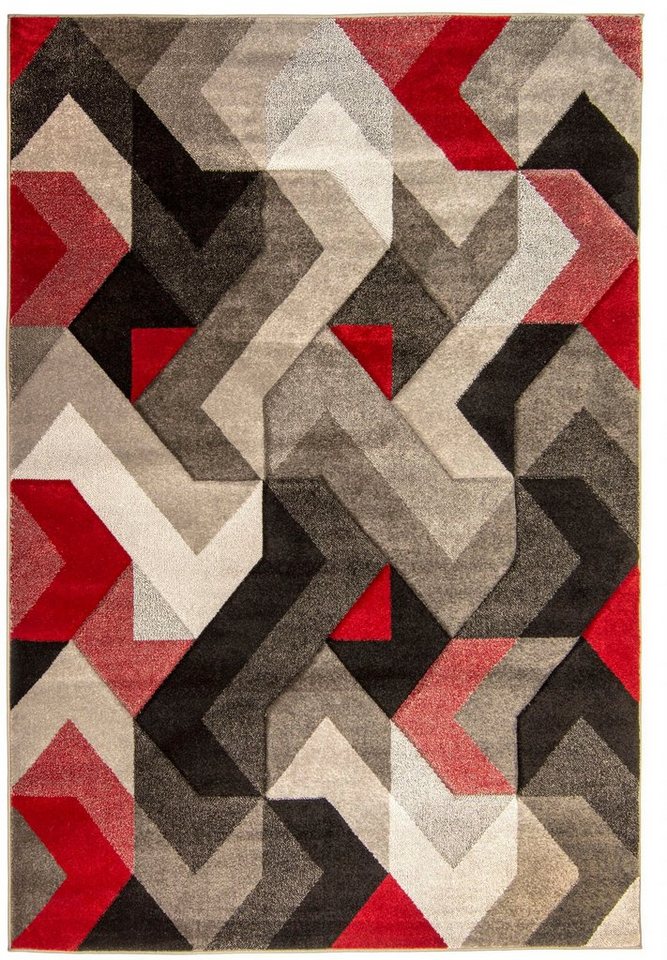 Teppich AURORA, FLAIR RUGS, rechteckig, Höhe: 11 mm, Handgeschnitzt von FLAIR RUGS