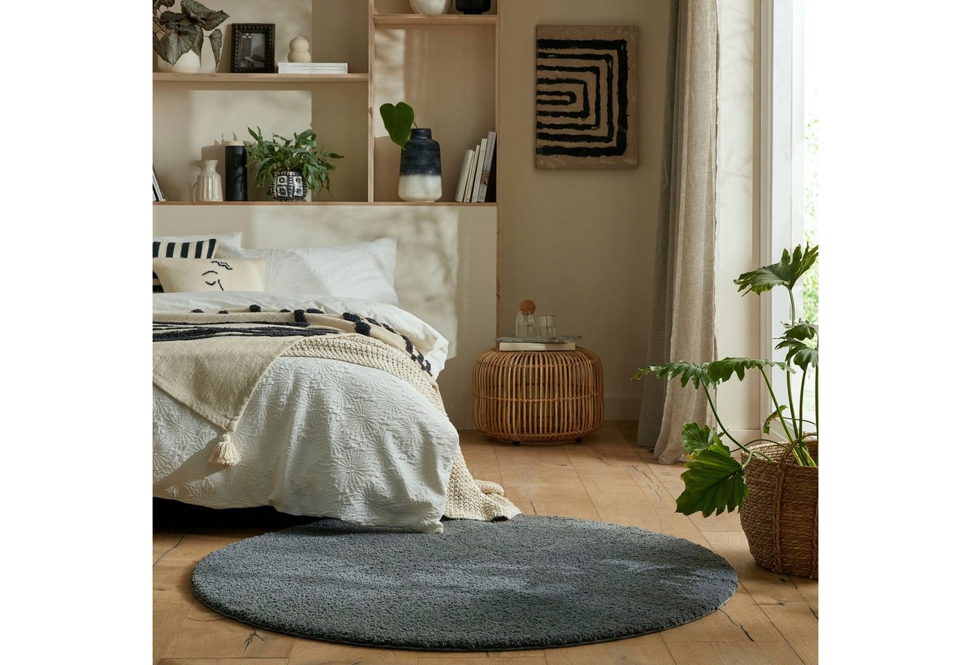 Teppich Fluffy, FLAIR RUGS, rund, Höhe: 23 mm von FLAIR RUGS