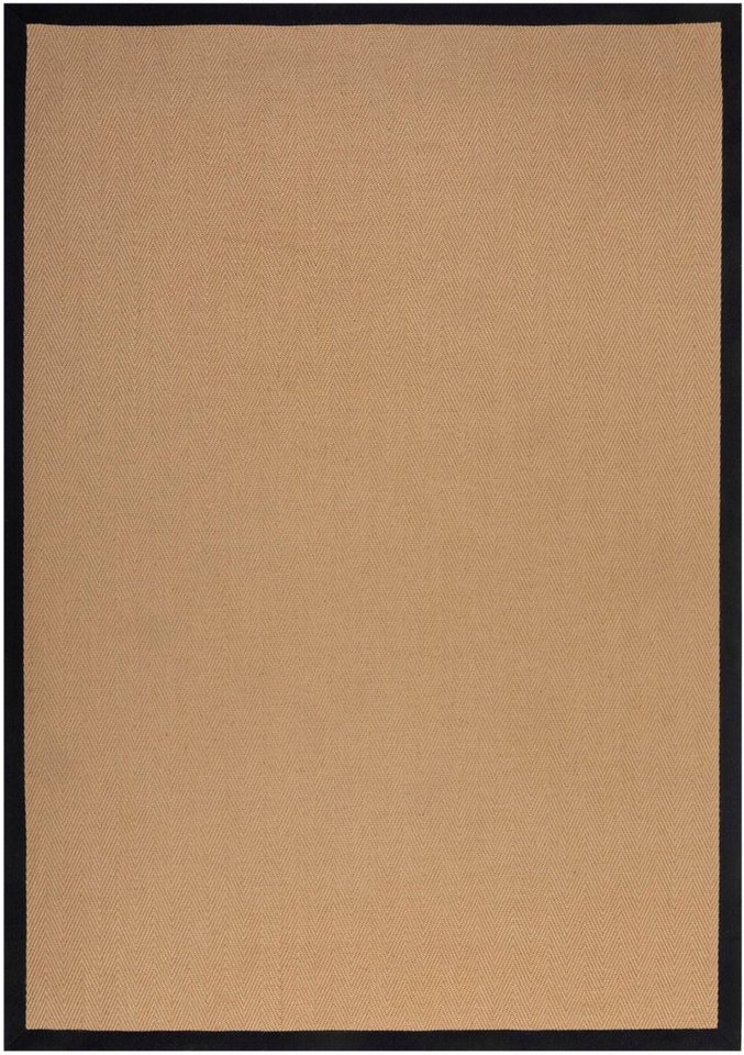 FLAIR RUGS Teppich Kira mit Fischgrätmuster, aus Jute, rechteckig, Höhe: 3 mm von FLAIR RUGS