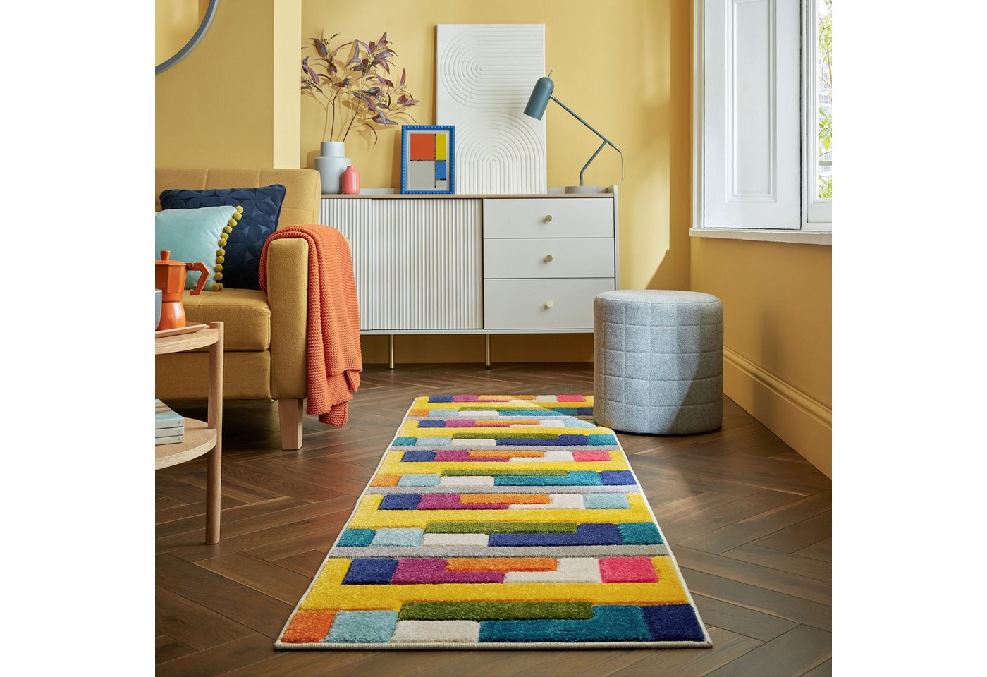 Teppich Spectrum, FLAIR RUGS, rechteckig, Höhe: 8 mm, Handgeschnitzt Teppich von FLAIR RUGS