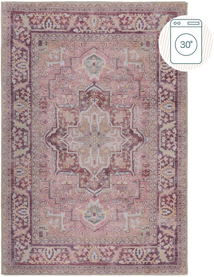 Teppich Windsor, FLAIR RUGS, rechteckig, Höhe: 4 mm, Waschbarer Teppich von FLAIR RUGS