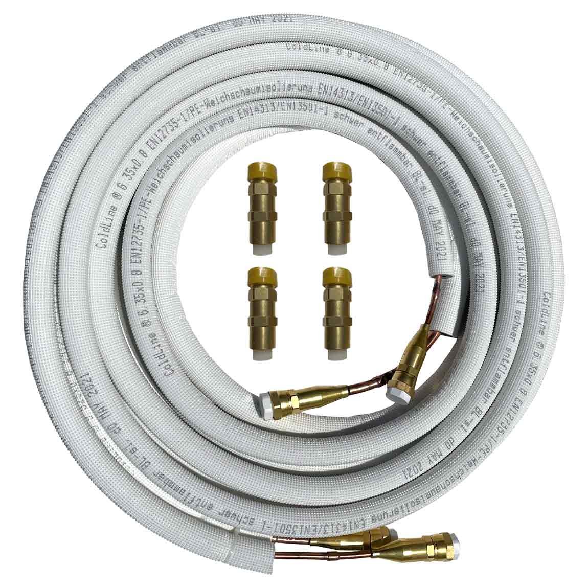 Quick Connect 1/4"""" + 1/2"""" mit Anschlussarmaturen - 5 Meter"" von FLAIRMAX