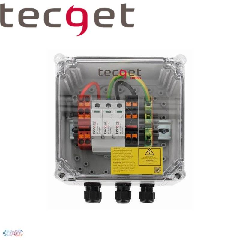 TECGET 1100V DC-Überspannungsschutz Typ 2 für 2 String mit 1 MPP"" von Tecget