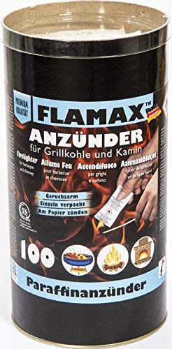 Anzünder für Kamin und Ofen, geruchlos, 100 Sachets von FLAMAX