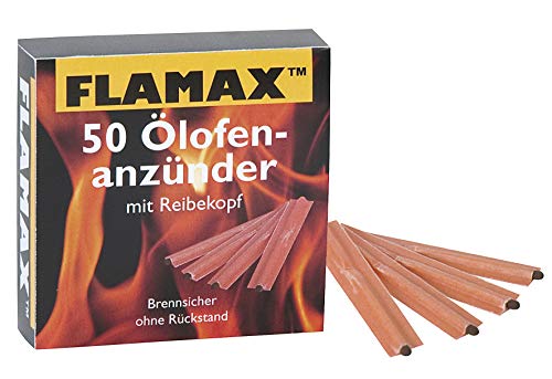 Flamax Ölofen-Schnellanzünder 50 Stück von FLAMAX