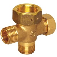 Flamco - 3-fach Verteiler dn 15 Überwurfmutter g 3/4' - 3 x g 1/2' Außengewinde von FLAMCO