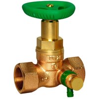 Flamco Rotguss-Kolbenventil DN 25, Entleerung Muffe-Muffe von FLAMCO