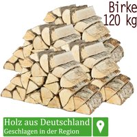 Brennholz Kaminholz Birkenholz Holz Auswahl 5 - 500 kg Birke Für Ofen und Kamin Kaminofen Feuerschale Grill Feuerholz Holzscheite 25 cm von FLAMEUP
