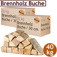 Flameup - Brennholz Kaminholz Holz 5 - 500 kg Für Ofen und Kamin Kaminofen Feuerschale Grill Buche Feuerholz Buchenholz Holzscheite Wood 30 cm von FLAMEUP