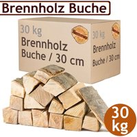 Brennholz Kaminholz Holz 5 - 500 kg Für Ofen und Kamin Kaminofen Feuerschale Grill Buche Feuerholz Buchenholz Holzscheite Wood 30 cm Flameup von FLAMEUP