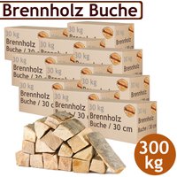 Brennholz Kaminholz Holz 5 - 500 kg Für Ofen und Kamin Kaminofen Feuerschale Grill Buche Feuerholz Buchenholz Holzscheite Wood 30 cm Flameup von FLAMEUP