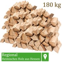 Flameup - Brennholz Kaminholz Holz Eiche 5-500 kg Für Ofen und Kamin Kaminofen Feuerschale Grill Feuerholz Holzscheite Wood 25 cm kammergetrocknet von FLAMEUP