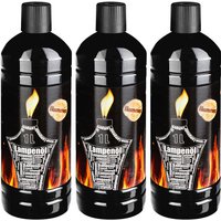 Lampenoel Lampenöl Petroleum Lampe Garten Oel Fackeln Fackel Laterne Öl Innen Camping 3 Liter Flasche Outdoor Oil Öllampe flüssig Gartenfackeln von FLAMEUP