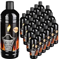 Lampenoel Lampenöl Petroleum Lampe Garten Oel Fackeln Fackel Laterne Öl Innen Camping 24 Liter Flasche Outdoor Oil Öllampe flüssig Gartenfackeln von FLAMEUP