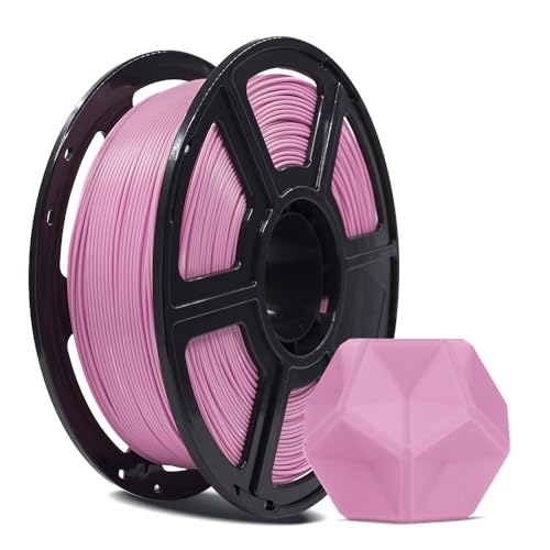 FLASHFORGE 3D-Drucker-Filament, PLA PRO Filament 1,75 mm, 1 kg Spule, Maßgenauigkeit +/- 0,02 mm für FDM 3D-Drucker, bessere Zähigkeit und kein Verknoten (Rosa) von FLASHFORGE