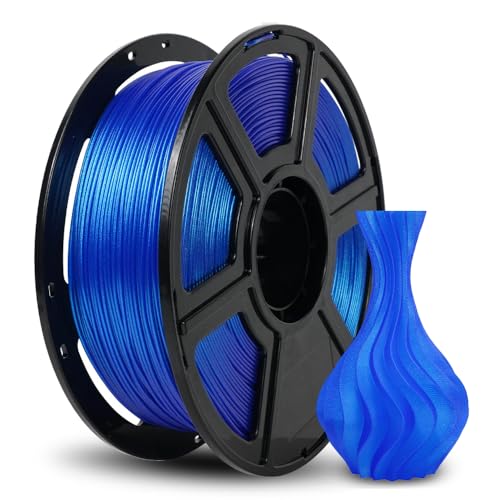 FLASHFORGE 3D Drucker Filament Chameleon PLA Farbwechsel-Filament 1.75mm, wechselt die Farbe mit Licht und Winkeln, 1KG Spule (2.2lbs), Maßgenauigkeit +/- 0.02mm (Skydiver Blau) von FLASHFORGE