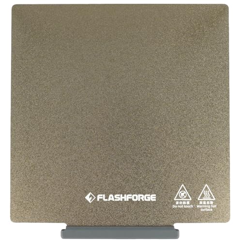 FLASHFORGE Adventurer 5M 3D-Drucker PEI-Beschichtungsplatte, Original magnetische flexible doppelseitige PEI-Beschichtungsplatte für PLA/PETG/TPU/PLA-CF/PETG-CF-Druck von FLASHFORGE