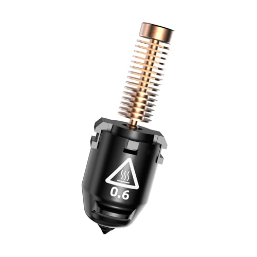 FLASHFORGE Adventurer Pro 5 m Düse, 0,6 mm gehärtet, hoher Durchfluss 280 ℃ 32 mm³/s für stabilen Hochgeschwindigkeitsdruck, kompatibel mit Adventurer 5M Hotend von FLASHFORGE