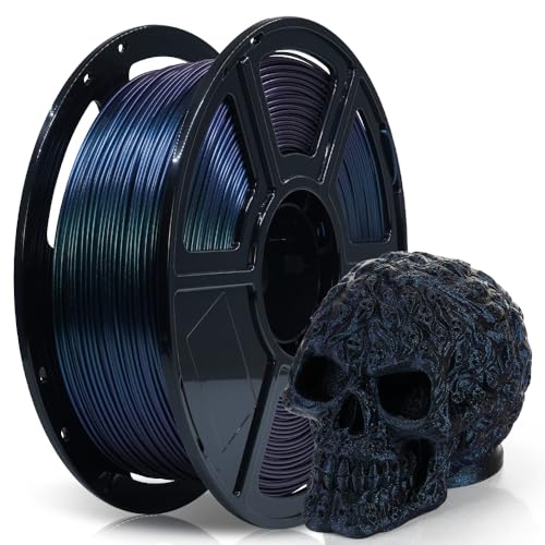 FLASHFORGE HS PETG Chameleon Burnt Titanium 3D-Druckerfilament, Farbwechselndes Material, Ändert die Farbe mit Licht und Winkeln, Liefert Atemberaubende Bilder, High Flow PETG, Stark und Langlebig von FLASHFORGE