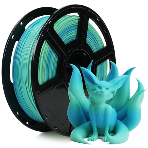 FLASHFORGE Rapid PLA Farbverlauf Filament 1,75mm Gelb&Blau, Farbverläufe sanft & schnell, Hoher Durchfluss Speedy 3D-Drucker-Filament, erleben Sie außergewöhnliche Leistung mit Schnellem Druck von FLASHFORGE
