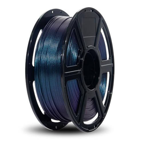 FLASHFORGE Hochgeschwindigkeits-Chamäleon PLA Multicolor Burnt Titanium, Max 500mm/s schnelles Drucken, PLA Color Shift Filament 1.75mm, ändert die Farbe mit Licht und Winkel, Top-Notch Filament von FLASHFORGE